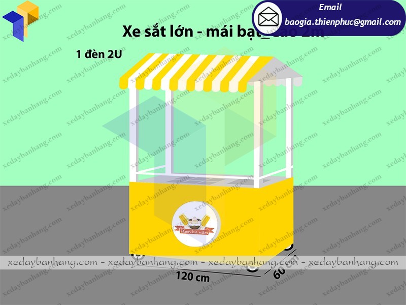 xe kem lưu động giá rẻ