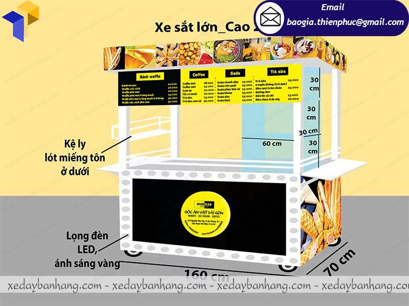 hình thiết kế quầy thức ăn nhanh