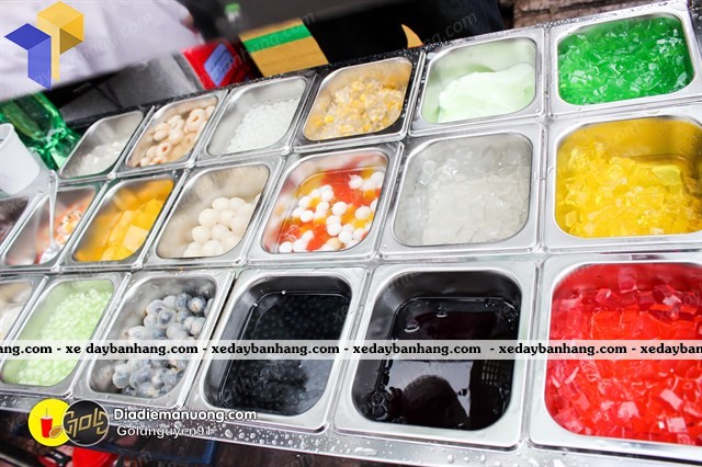 khay đựng thạch trà sữa