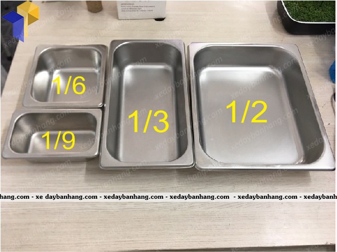 khay inox đựng thạch giá rẻ