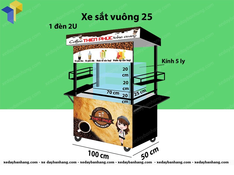 hình thiết kế xe cafe hcm