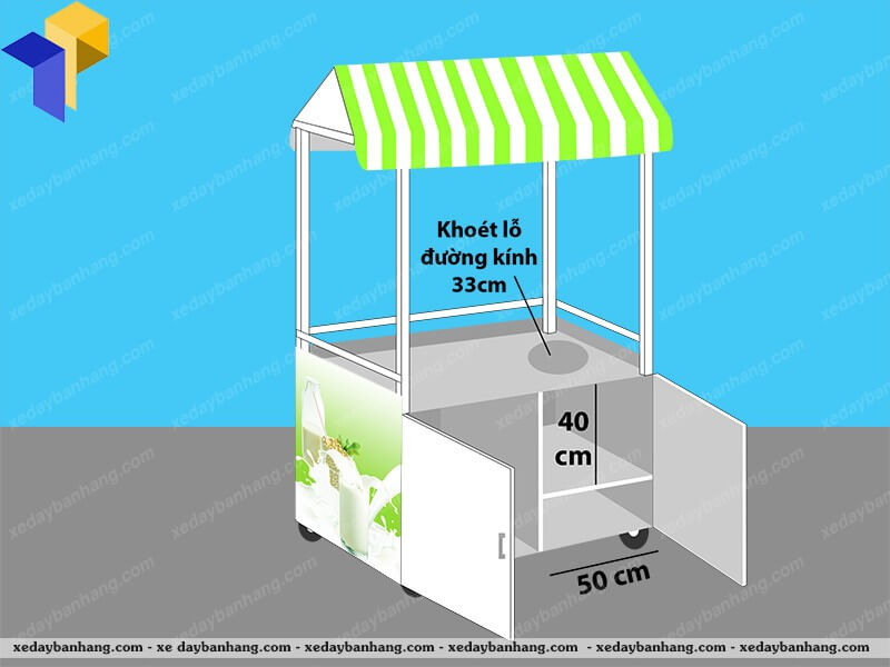 xe bán sữa đậu nành