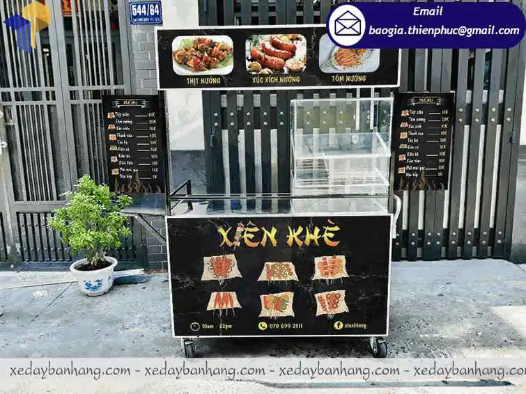 báo giá tủ bán xiên que tự chọn