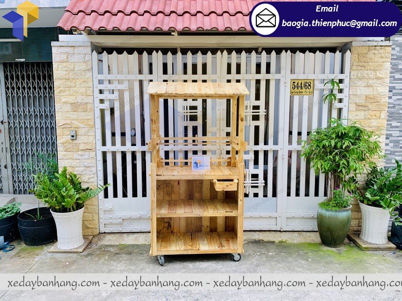 báo giá xe đẩy cafe đường phố