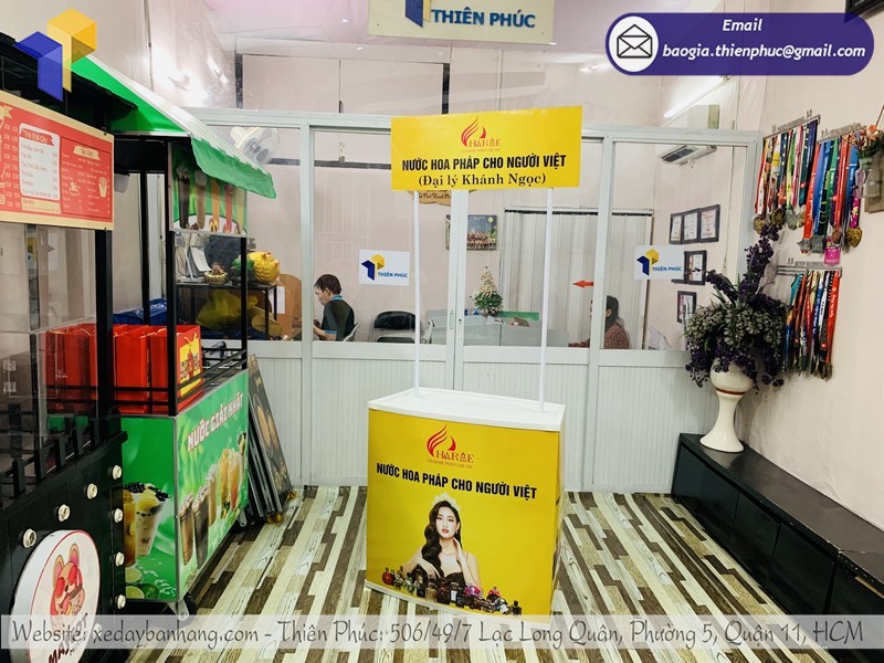 booth quảng cáo bán hàng tphcm