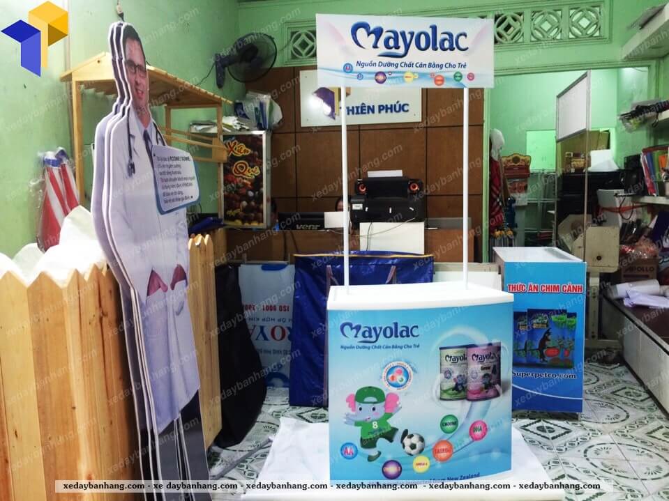 booth sampling nhựa mayolac