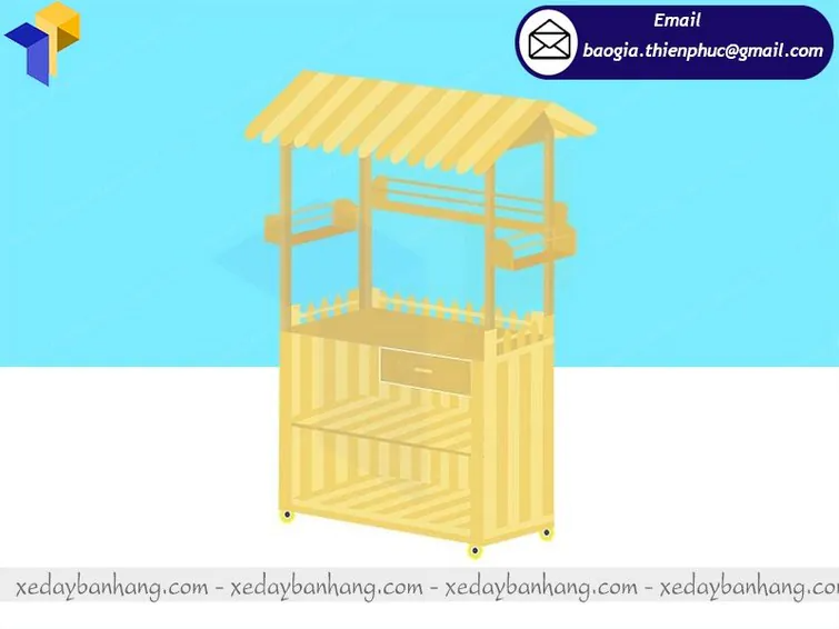 đặt mua tủ gỗ pallet sinh tố take away