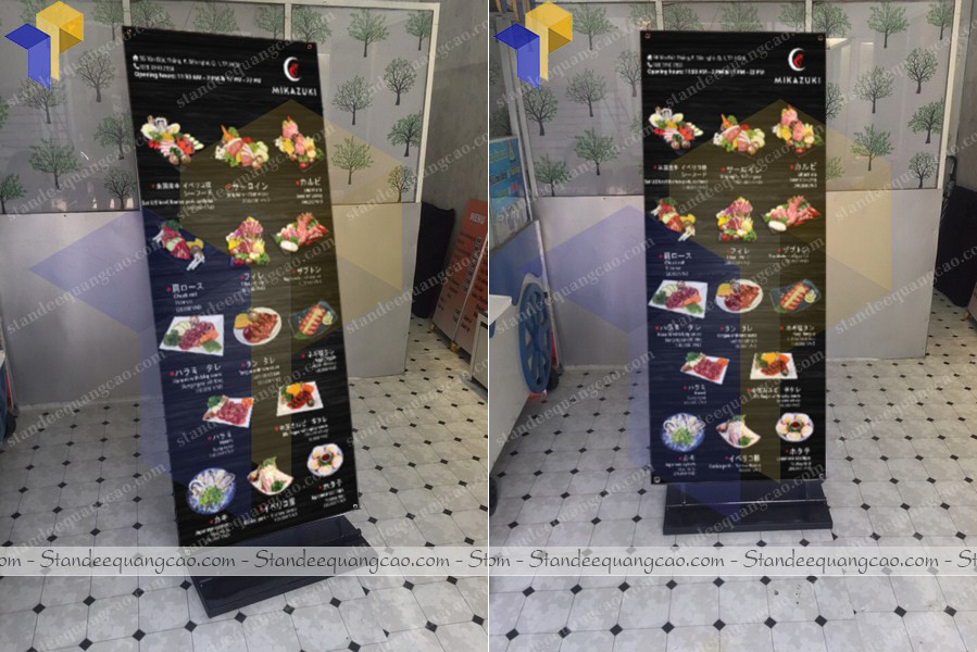 làm standee giá rẻ tphcm