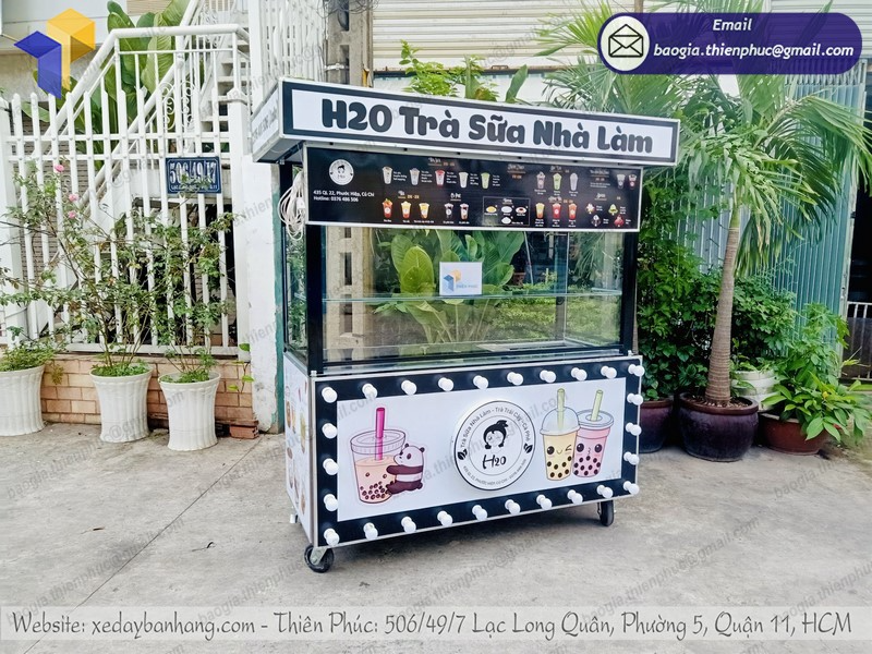 mua xe trà sữa take away