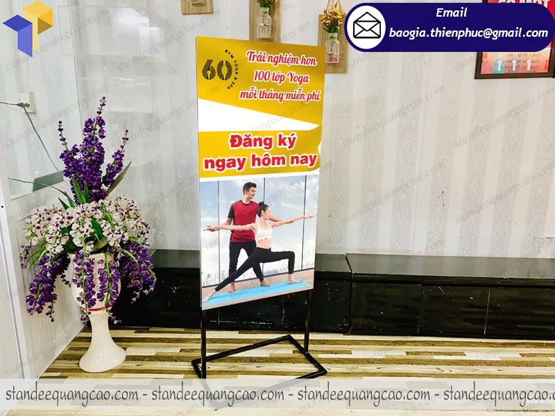 standee khung sắt quảng cáo giá rẻ đẹp