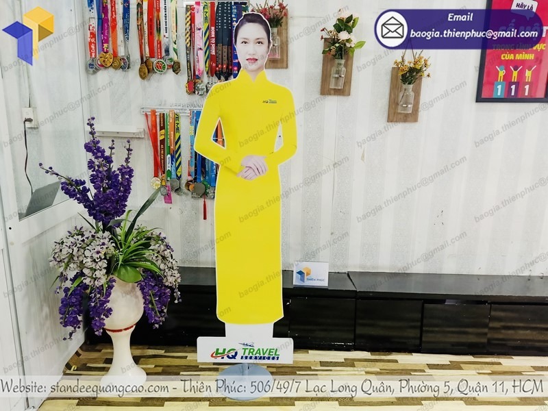 standee tiếp viên hàng không