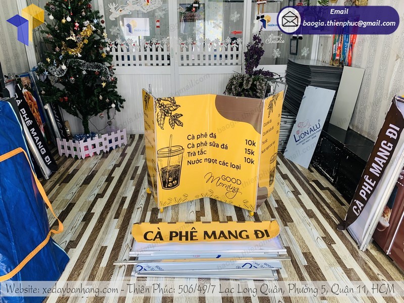 xe bán café xếp m đẹp