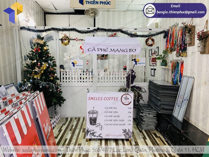 xe bán café xếp m