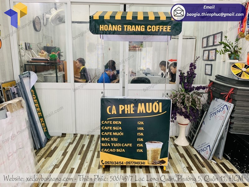 xe café take away xếp m