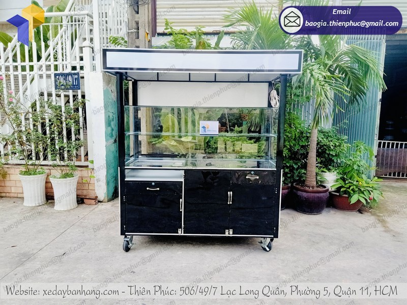 xe trà sữa take away giá rẻ